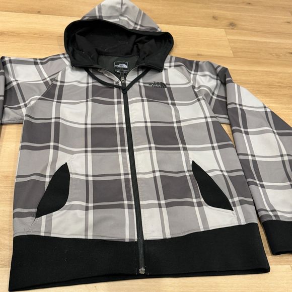 The North Face - Rain Jacket in Plaid - Men's Size Medium - Picture 2 of 11